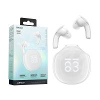 Беспроводные наушники Bluetooth Acefast T9 (TWS, вакуумные, с дисплеем, активное шумоподавление) Белый