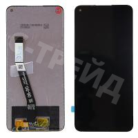 Дисплей для Xiaomi Redmi Note 9 (M2003J15SC/M2003J15SG) в сборе с тачскрином Черный - Оптима