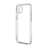 Чехол-накладка для iPhone 15 Plus (с защитой камеры, прозрачный)