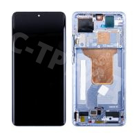 Дисплей для Xiaomi 12/12X (2201123G/2112123AG) модуль с рамкой Голубой - OR (SP)