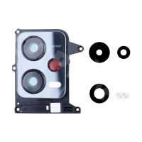 Стекло камеры для Xiaomi Redmi Note 12 5G (22111317I) в сборе с рамкой Черный