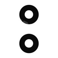 Стекло камеры для Samsung Galaxy A05 (A055F) (комплект 2 шт.) Черный