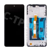 Дисплей для Vivo Y36 4G/5G (V2247) модуль с рамкой Черный - OR