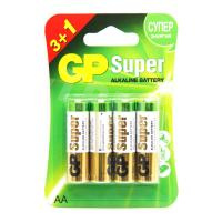 Батарейка AA LR6 GP Super Alkaline 1.5V (4 шт. в блистере)