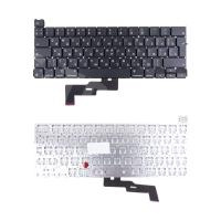 Клавиатура для ноутбука MacBook Pro M1 13"/M2 13" A2338 (2020-2022, Г-образный Enter RU) Черный