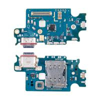 Шлейф для Samsung Galaxy S22+ (S906U/America/EU version) плата системный разъем/разъем SIM/микрофон - Премиум