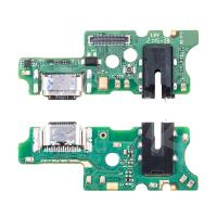 Шлейф для Tecno Spark 9 Pro (KH7n) плата на системный разъем/разъем гарнитуры/микрофон - Премиум