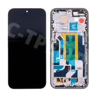 Дисплей для Nothing Phone 2a (A142) модуль с рамкой Черный - OR