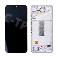 Дисплей для Samsung Galaxy A34 5G (A346B) модуль с рамкой Серебро - OR (SP)