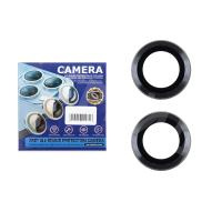 Защитное стекло линзы камеры для iPhone 15/15 Plus (комплект 2 шт.) Черный