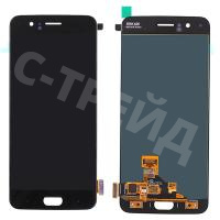 Дисплей для OnePlus 5 (A5000) в сборе с тачскрином Черный - (OLED)