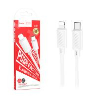 Кабель Type-C - Lightning Hoco X88 (3A, 27W, PD, 2 м) Белый