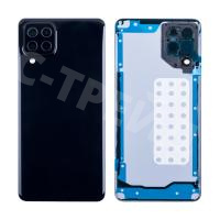 Задняя крышка для Samsung Galaxy A22 (A225F) Черный - Премиум