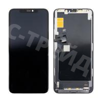 Дисплей для iPhone 11 Pro Max (A2218) в сборе с тачскрином Черный - (FOG)