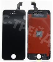 Дисплей для iPhone 5C в сборе с тачскрином Черный - Оптима