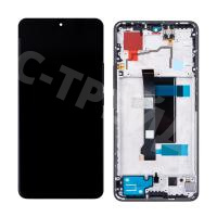 Дисплей для Xiaomi Poco X6 5G/Redmi Note 13 Pro 5G (23122PCD1G/2312DRA50C/2312CRAD3C/2312DRA50G/2312DRA50I) модуль с рамкой Черный - OR (SP)