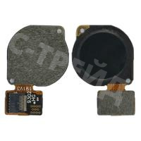 Шлейф для Huawei P30 Lite/Y6p/Y6 2019/Honor 10 Lite/Honor 9A (MAR-LX1M/MRD-LX1F/JAT-LX1/DUB-LX1/STK-L21/POT-LX1/JAT-L41/HRY-LX1/MED-LX9N/MAR-LX1H/HRY-LX1T/MOA-LX9N) сканер отпечатка пальцев Черный