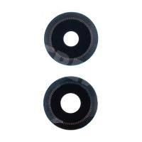 Стекло камеры для Xiaomi Poco X7 Pro (2412DPC0AG) (комплект 2 шт.) Черный