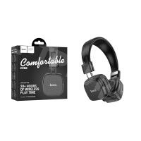 Беспроводные наушники Bluetooth Hoco W56 (накладные) Черный