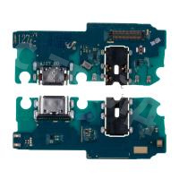 Шлейф для Samsung Galaxy A12 Nacho (A127F) плата системный разъем/разъем гарнитуры/микрофон - Премиум