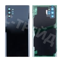 Задняя крышка для Samsung Galaxy Note 10+ (N975F) Черный - Премиум