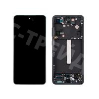 Дисплей для Samsung Galaxy S21 FE (G990B) модуль с рамкой Серый - OR (SP)