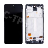 Дисплей для Samsung Galaxy A52/A52 5G/A52s 5G (A525F/A526B/A528B) модуль с рамкой Белый - (OLED) (Full Size)