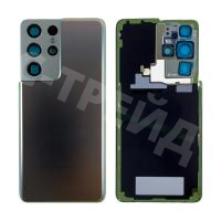 Задняя крышка для Samsung Galaxy S21 Ultra (G998B) Серебро - OR