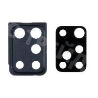 Стекло камеры для Samsung Galaxy A21s (A217F) в сборе с рамкой Черный