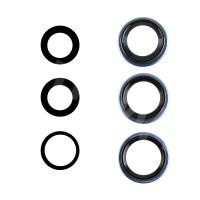 Стекло камеры для iPhone 17 Pro/17 Pro Max (комплект 3 шт.) Синий