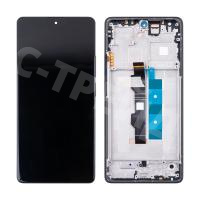 Дисплей для Xiaomi Poco M6 Pro 4G (2312FPCA6G) модуль с рамкой Черный - OR (SP)