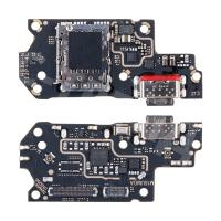 Шлейф для Xiaomi Redmi Note 12 Pro+ (221013164UG) плата на системный разъем/разъем SIM/микрофон