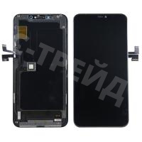 Дисплей для iPhone 11 Pro Max (A2218) в сборе с тачскрином Черный - OR100 (Снятый, без ремонта)