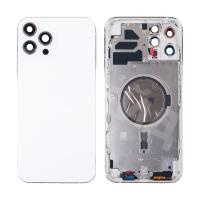 Корпус для iPhone 12 Pro Max (A2411) (1 Sim) Белый - Премиум