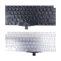 Клавиатура для ноутбука MacBook Air 13" A2179 (2020, прямой Enter RU) Черный