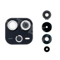 Стекло камеры для Xiaomi Redmi Note 14 4G (24117RN76O/24117RN76G ) в сборе с рамкой Черный