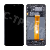 Дисплей для Samsung Galaxy A12 (A125F) модуль с рамкой Черный - Оптима