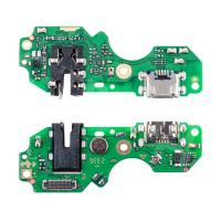 Шлейф для Infinix Smart 6/6 HD (X6511/X6512) плата на системный разъем/разъем гарнитуры/микрофон - Премиум