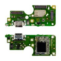 Шлейф для Infinix Zero 30 4G/5G (X6731B/X6731) плата на системный разъем/разъем SIM/микрофон - Премиум