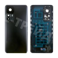 Задняя крышка для Xiaomi 12T Pro (22081212UG) Черный (Матовая) - Премиум