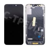 Дисплей для iPhone 12 mini (A2399) в сборе с тачскрином Черный - (Hard OLED) Стандарт