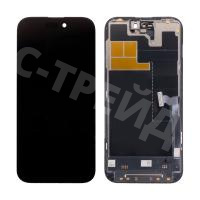 Дисплей для iPhone 14 Pro (A2891) в сборе с тачскрином Черный - (In-Cell, Full HD, 120 Гц) (с верификацией = с привязкой без ошибки)