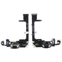 Шлейф для iPhone 11 Pro (A2215) на системный разъем/микрофон Черный