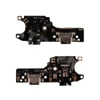 Шлейф для Xiaomi Redmi Note 9 (M2003J15SC) плата системный разъем/разъем гарнитуры/микрофон - Премиум