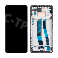 Дисплей для Xiaomi 11 Lite 5G NE/Mi 11 Lite 4G/5G (2109119DG/M2101K9AG/M2101K9G) модуль с рамкой Черный - OR