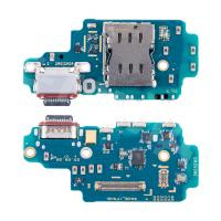 Шлейф для Samsung Galaxy S24 Ultra (S928B/EU version) плата системный разъем/разъем SIM/микрофон - Премиум