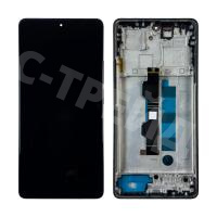 Дисплей для Xiaomi Redmi Note 13 Pro 4G (23117RA68G) модуль с рамкой Черный - (OLED)