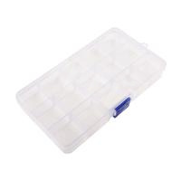 Органайзер для хранения мелочей с ячейками (прозрачный, 15 ячеек)