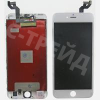 Дисплей для iPhone 6S Plus в сборе с тачскрином Белый - Оптима