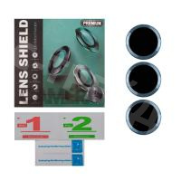 Защитное стекло линзы камеры для iPhone 13 Pro/13 Pro Max (комплект 3 шт.) Голубой